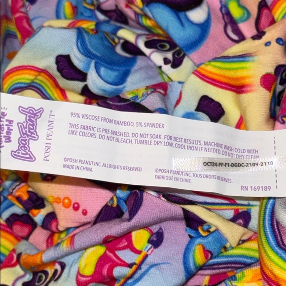 Posh Peanut x Lisa Frank Women’s Size 2XL Hoodie NWT Panda Painter Collaboration - Picture 9 of 16